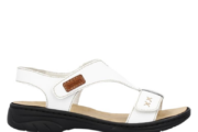 Sandale casual – dama –  ANTISTRESS – 64577-80 alb – piele naturala