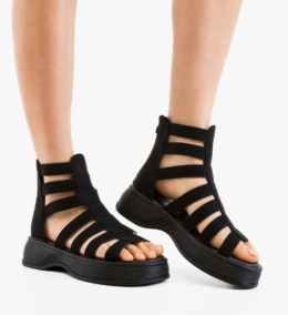 Sandale dama Budica Negre