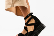 Sandale dama Eustis Negre