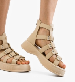 Sandale dama Jajko Bej