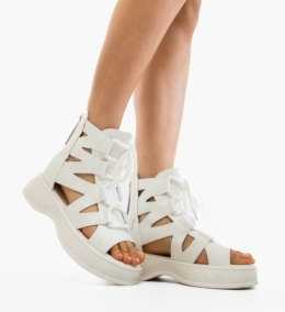 Sandale dama Romulus Albe