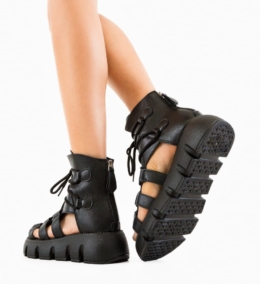 Sandale dama Theo Negre