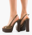 Sandale dama Ubyntya Khaki