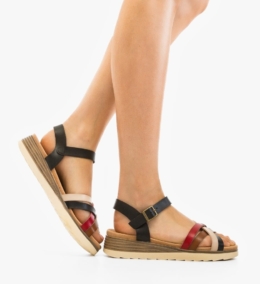 Sandale dama Usha Negre