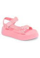 Sandale dama –  roz – material textil