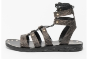 Sandale de piele cu model piele de sarpe Manila