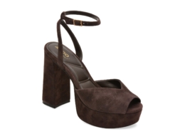 Sandale elegante ALDO maro, MONNAE 201, din piele intoarsa