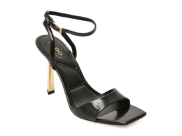 Sandale elegante ALDO negre, ILLUSTRIOUS 001, din piele ecologica