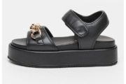 Sandale flatform de piele ecologica Noa